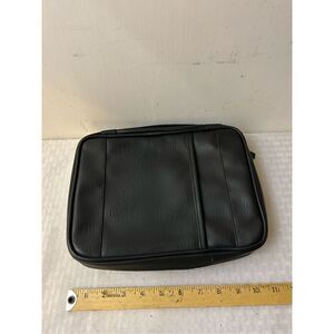 Dicksons Bible cover faux leather zipper handle 10x8 black